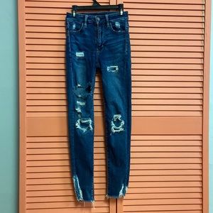 American Eagle Skinny Ripped Jeans